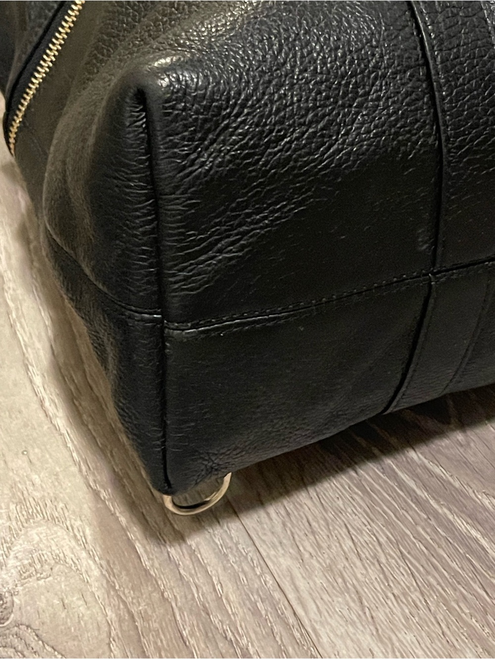 henri bendel Black Leather Convertible Top-Handle Backpack never used - Picture 14 of 16